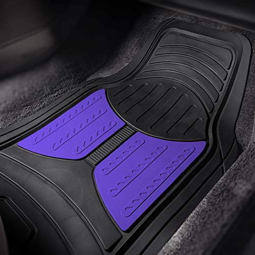 FH Group Monster Eye Rubber Floor Mats, Black F11313-F16403 - Image 3