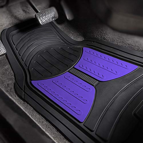 FH Group Monster Eye Rubber Floor Mats, Black F11313-F16403 - Image 2