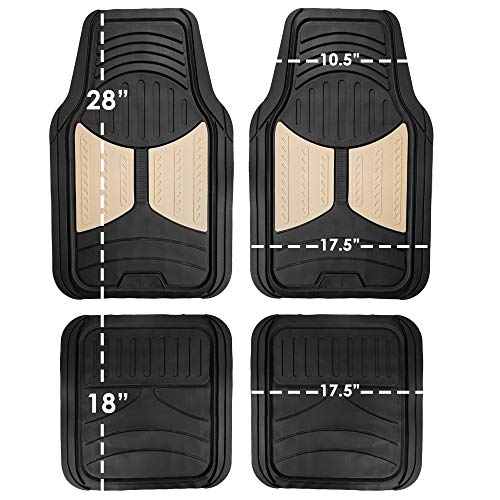 FH Group Monster Eye Rubber Floor Mats F11313 - Image 5