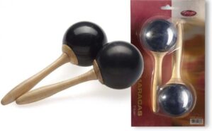 Stagg Fiber Traditional Maracas MRF-26BK, Black