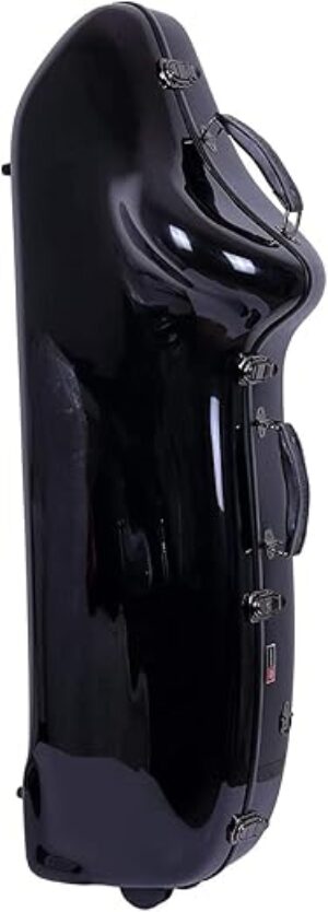 Crossrock Fiberglass Baritone Saxophone Case CRF1020BSBK