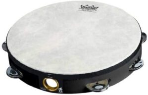Remo Fiberskyn Tambourine - Quadura Black, 10