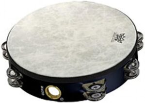 Remo Fiberskyn Tambourine – Quadura Black, 8