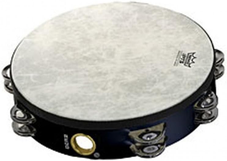 Remo Fiberskyn Tambourine - Quadura Black, 8