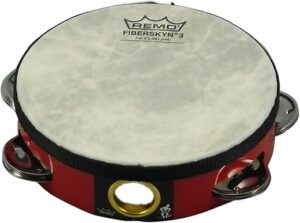 Remo Fiberskyn Tambourine – Quadura Deep Red