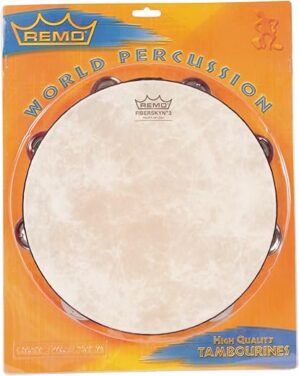 Remo Fiberskyn Tambourine – Quadura Deep Red