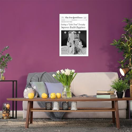FIHFCBCV Trendy Newspaper Wall Art - Image 5