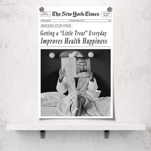 FIHFCBCV Trendy Newspaper Wall Art - Image 2
