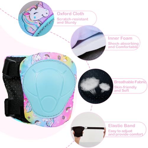 FIODAY Kids Protective Gear Set With Knee Pads - Image 5
