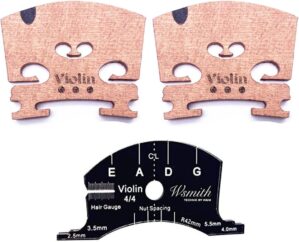 Jiayouy Fitted 4/4 Full Size Violin Bridge