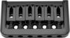 Musiclily Fixed Hardtail Bridge For 6 String Guitar, Black