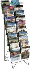 FixtureDisplays 10-Tiered Wire Literature Stand For Floor