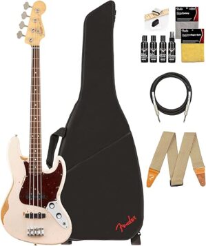 Fender Flea Jazz Bass Bundle With Accessories