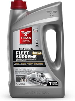 Triax Fleet Supreme 15W-40 Full Synthetic Diesel Oil
