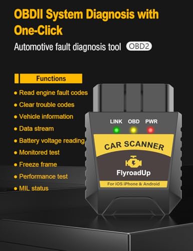 FlyroadUp OBD2 Scanner Bluetooth Diagnostic Tool - Image 2