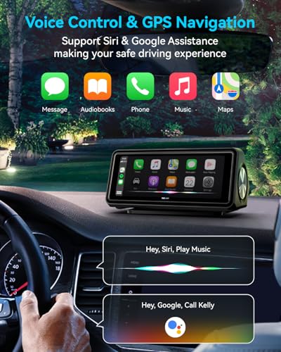 FocuWay Portable Carplay Touch Screen With GPS - Image 3