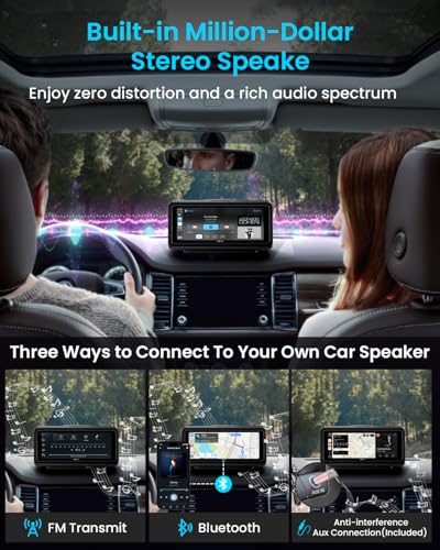 FocuWay Portable Carplay Touch Screen With GPS - Image 5