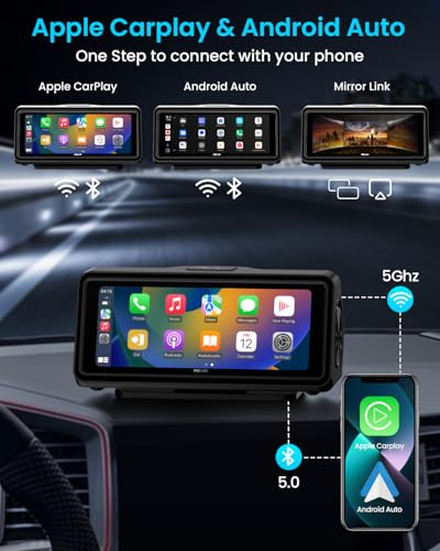 FocuWay Portable Carplay Touch Screen With GPS - Image 2
