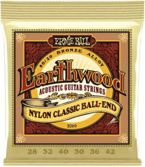 Ernie Ball Folk Nylon Ball-End Guitar Strings P02069