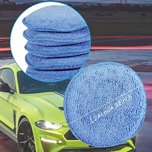 FONAROLL Microfiber Wax Applicator Pads, 6 Pack - Image 4