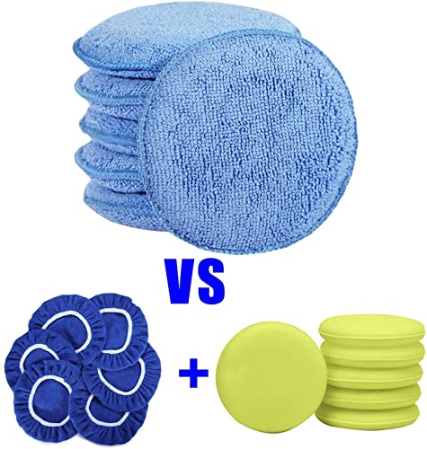 FONAROLL Microfiber Wax Applicator Pads, 6 Pack - Image 5