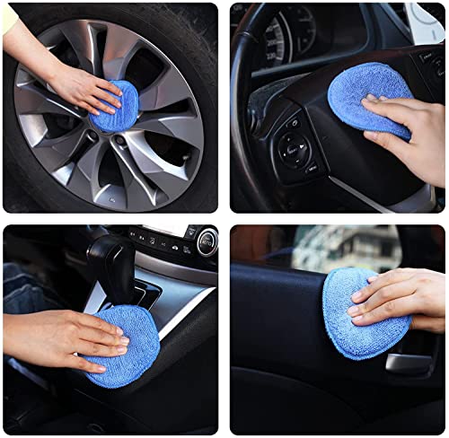 FONAROLL Microfiber Wax Applicator Pads, 6 Pack - Image 2