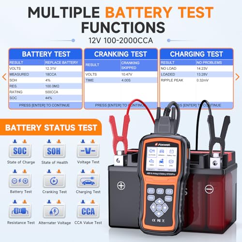 FOXWELL NT630 Pro 12V OBD2 Scanner Tester - Image 4
