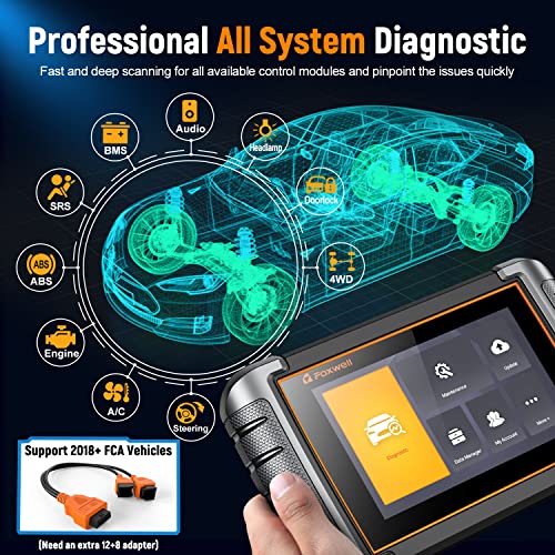 FOXWELL NT809 Bidirectional Scan Tool, All System Scanner - Image 4