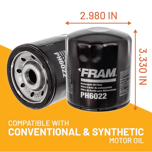 Fram PH6022 Replacement Oil Filter, Harley Davidson - Image 3