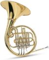 TSTS French Horn Lacquered Gold Instrument Bb