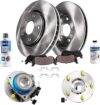 Detroit Axle Front Brake Kit Hubs for Buick/Chevy/Pontiac