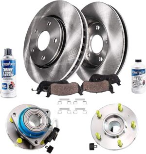 Detroit Axle Front Brake Kit Hubs for Buick/Chevy/Pontiac