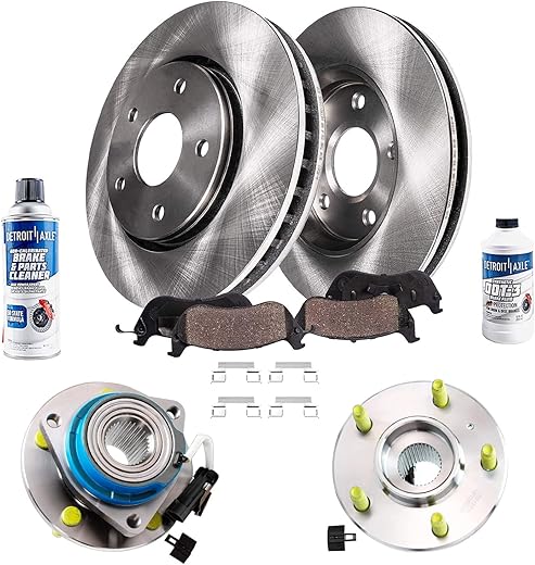 Detroit Axle Front Brake Kit Hubs for Buick/Chevy/Pontiac