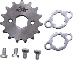 TRKIMAL Front Sprocket 420-15T For Dirt Bikes
