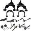 TRQ Front Steering & Suspension Kit Compatible With 2000-2002 Toyota Tundra
