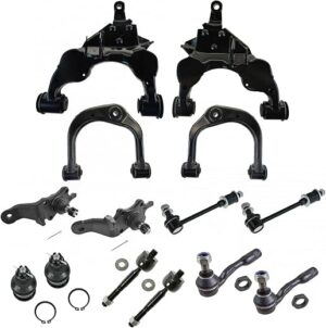 TRQ Front Steering & Suspension Kit Compatible With 2000-2002 Toyota Tundra