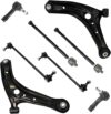 TRQ Front Steering & Suspension Kit Compatible With 2011-2019 Ford Fiesta