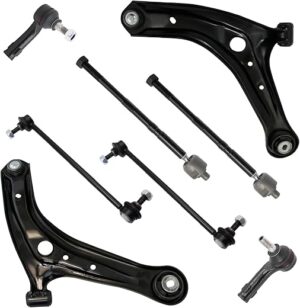 TRQ Front Steering & Suspension Kit Compatible With 2011-2019 Ford Fiesta