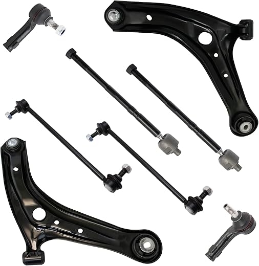 TRQ Front Steering & Suspension Kit Compatible With 2011-2019 Ford Fiesta