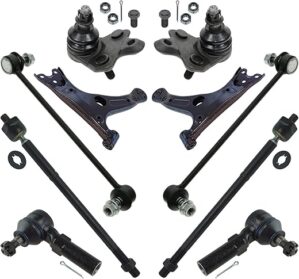 TRQ Front Steering & Suspension Kit Compatible With 2014-2019 Toyota Corolla