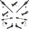 TRQ Front Steering & Suspension Kit Compatible With Chevrolet GMC
