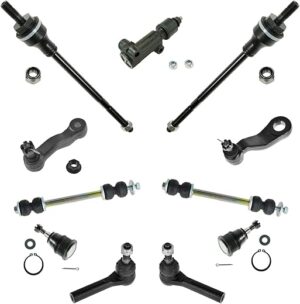 TRQ Front Steering & Suspension Kit Compatible With Chevrolet GMC