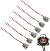 HiSport Fuel Injector Connector Harness Plug (Pack of 6)