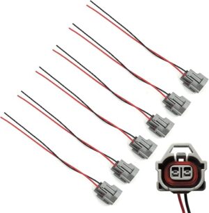 HiSport Fuel Injector Connector Harness Plug (Pack of 6)