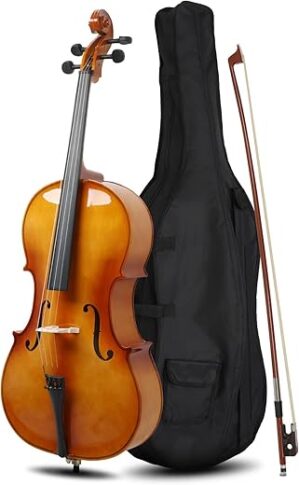Ktaxon Full-Size Beginner Acoustic Cello Set