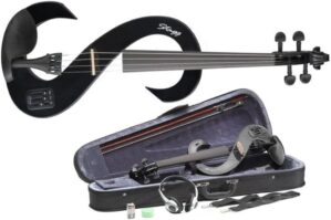 Stagg Full Size Electric Silent Violin Set