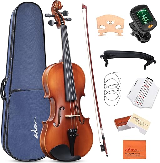 adm Full Size Violin Set Starter Kit