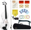 CRAFTEEM Full Size White Violin Outfit for Beginners