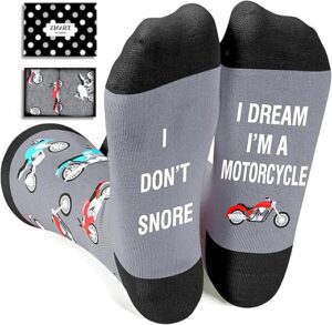 Zmart Funny Motorcycle & Racing Gifts Socks