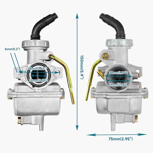 FVRITO PZ20 Carburetor Kit For Chinese ATVs - Image 4